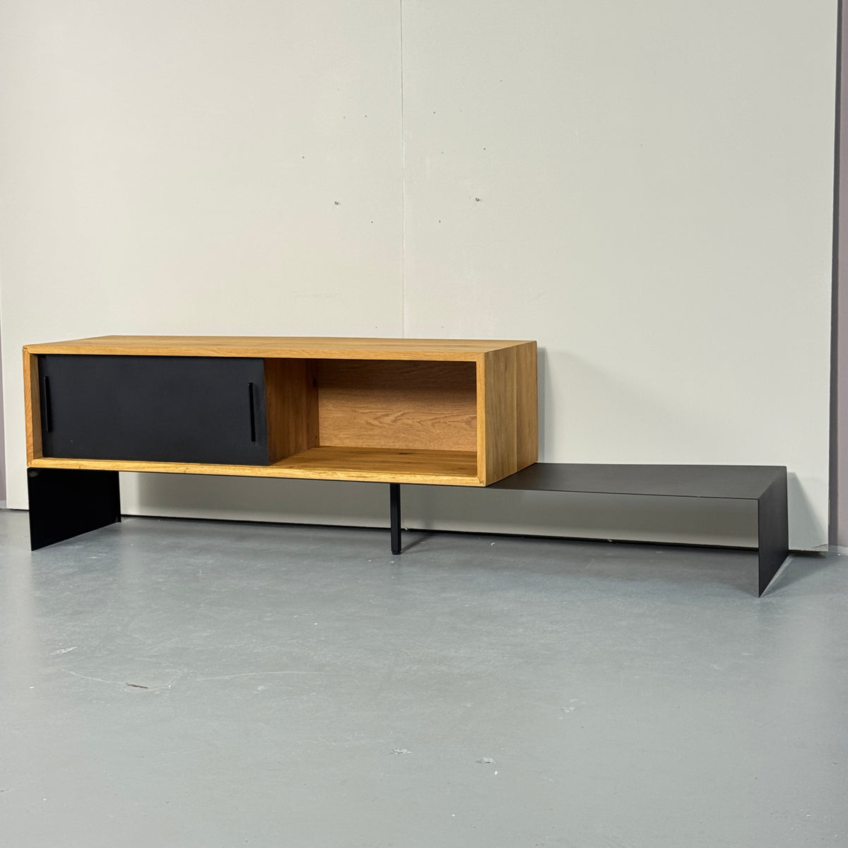 SAMPLE | TV-meubel | Zwart/Eiken